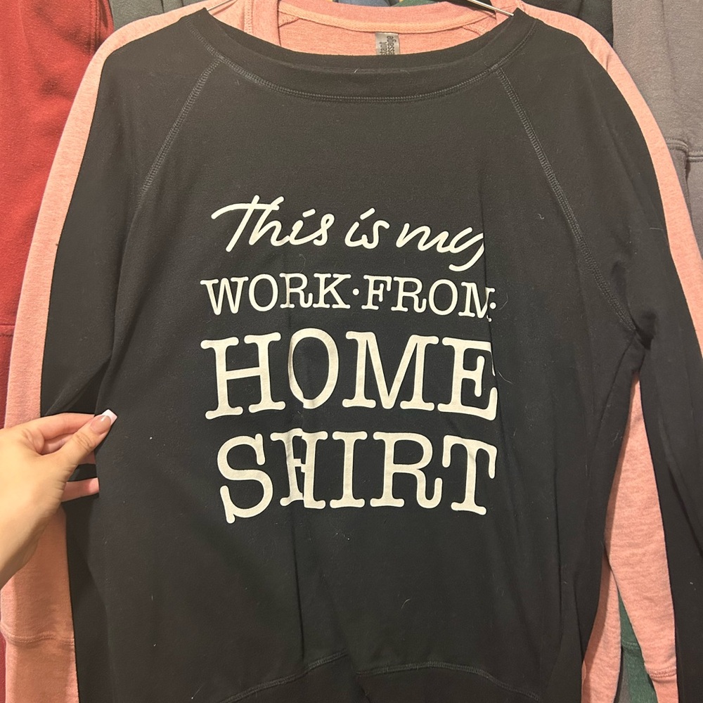 Black Graphic Sweatshirt